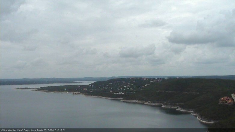 Lake Travis webcam, September 27, 2017 12:20 PM CT