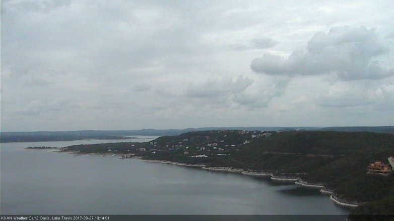Lake Travis webcam, September 27, 2017 12:25 PM CT