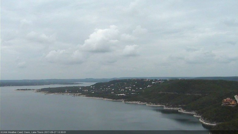 Lake Travis webcam, September 27, 2017 12:35 PM CT