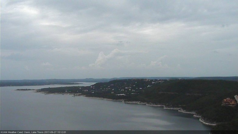 Lake Travis webcam, September 27, 2017 2:20 PM CT