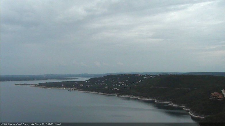Lake Travis webcam, September 27, 2017 3:00 PM CT