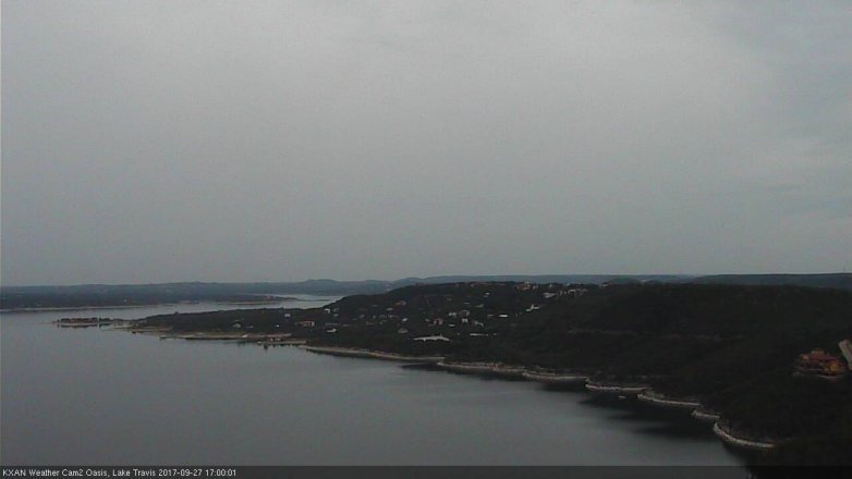 Lake Travis webcam, September 27, 2017 4:10 PM CT