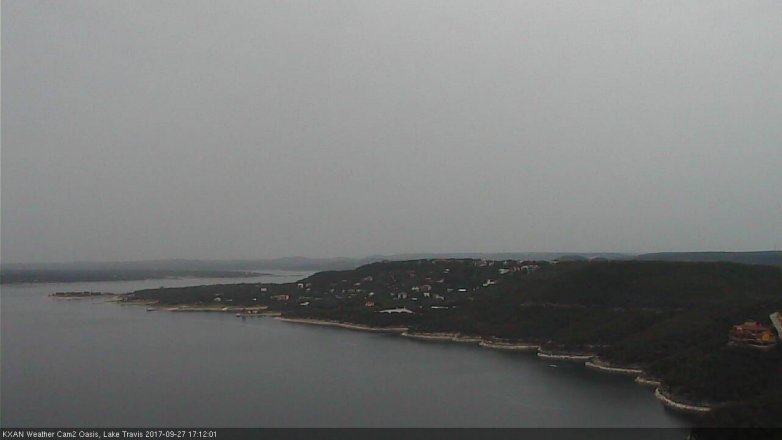 Lake Travis webcam, September 27, 2017 4:30 PM CT