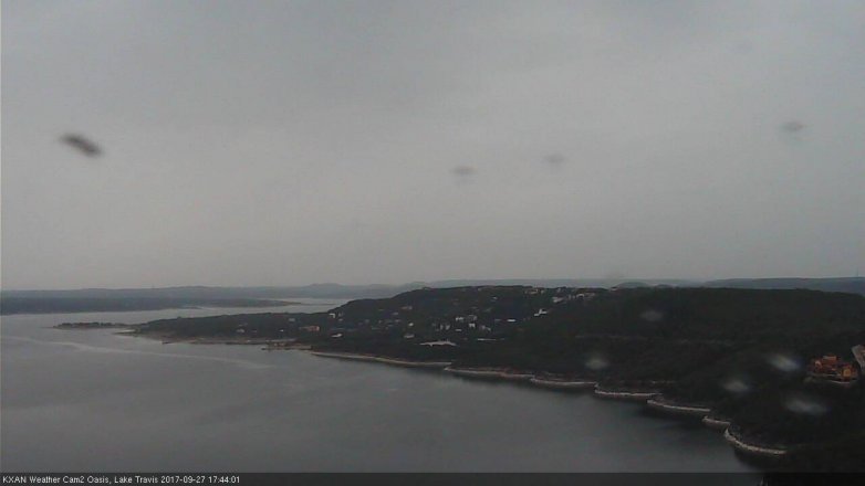 Lake Travis webcam, September 27, 2017 4:55 PM CT