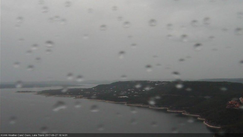 Lake Travis webcam, September 27, 2017 5:45 PM CT