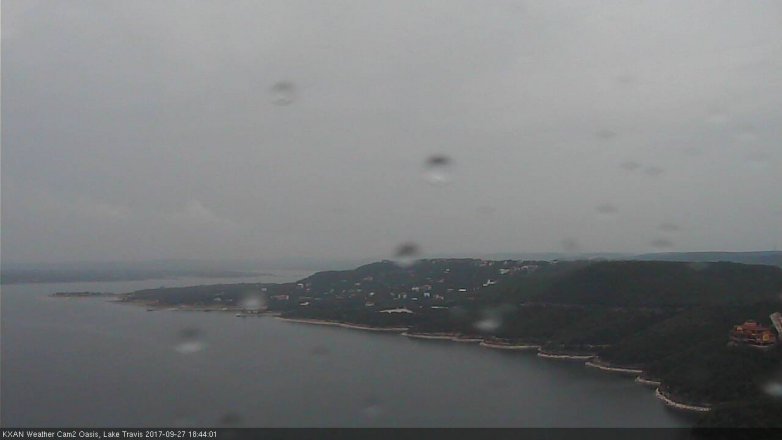 Lake Travis webcam, September 27, 2017 5:50 PM CT