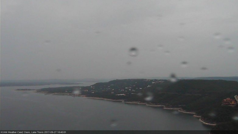 Lake Travis webcam, September 27, 2017 5:55 PM CT