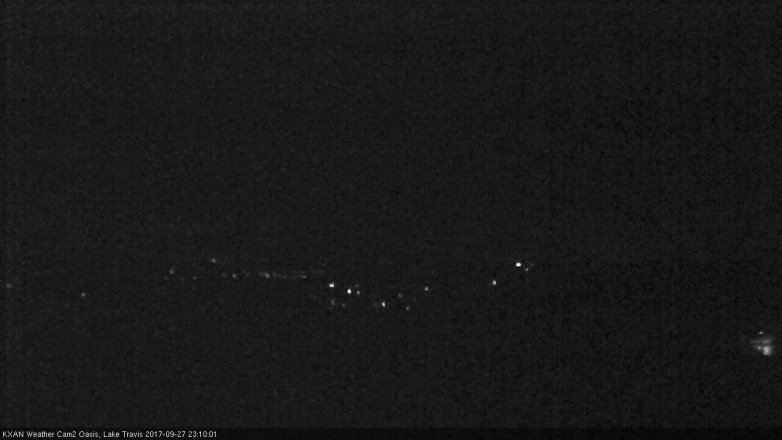 Lake Travis webcam, September 27, 2017 10:35 PM CT