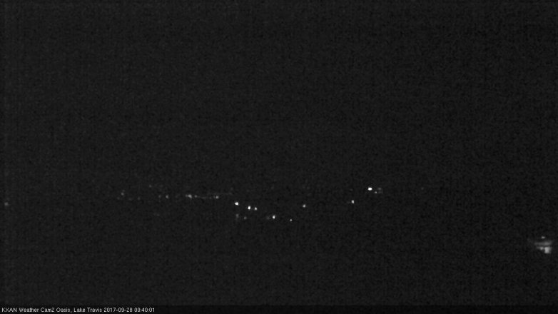 Lake Travis webcam, September 27, 2017 11:55 PM CT