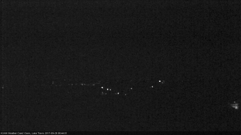 Lake Travis webcam, September 27, 2017 12:00 AM CT
