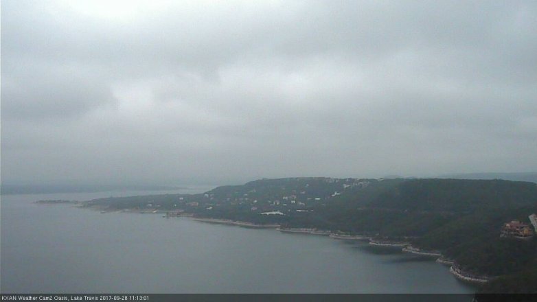Lake Travis webcam, September 28, 2017 10:20 AM CT