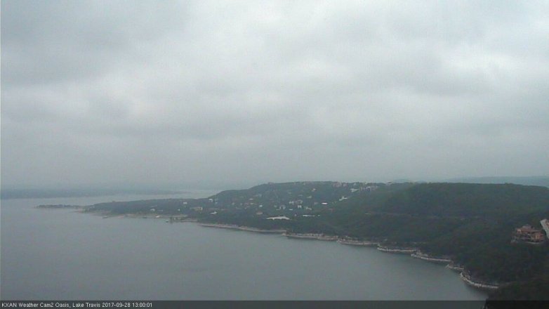 Lake Travis webcam, September 28, 2017 12:25 PM CT