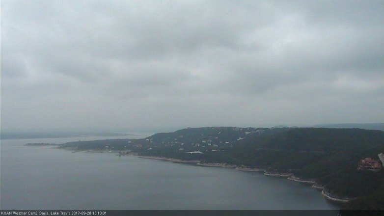 Lake Travis webcam, September 28, 2017 12:40 PM CT