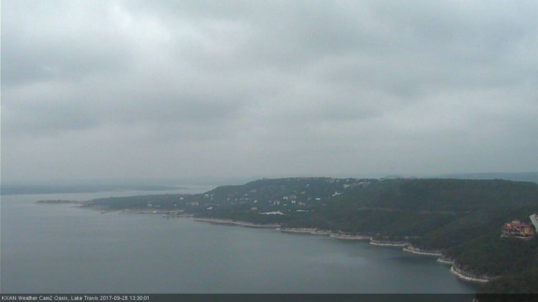 Lake Travis webcam, September 28, 2017 12:50 PM CT