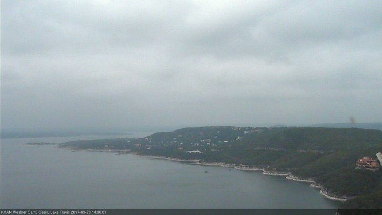 Lake Travis webcam, September 28, 2017 1:50 PM CT