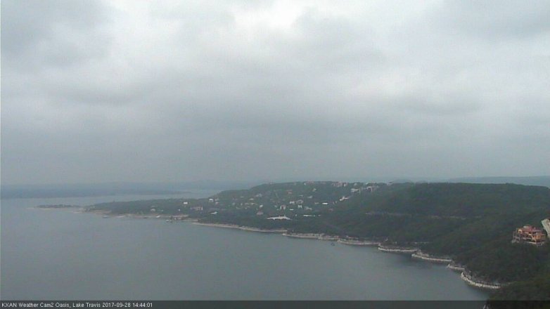 Lake Travis webcam, September 28, 2017 2:05 PM CT