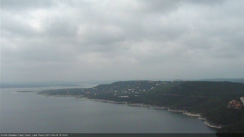 Lake Travis webcam, September 28, 2017 2:25 PM CT