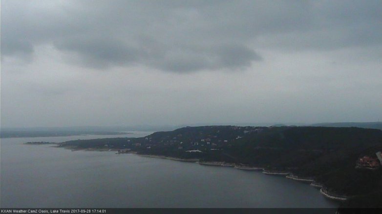 Lake Travis webcam, September 28, 2017 4:20 PM CT