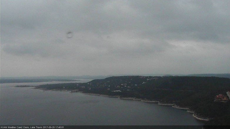Lake Travis webcam, September 28, 2017 5:00 PM CT