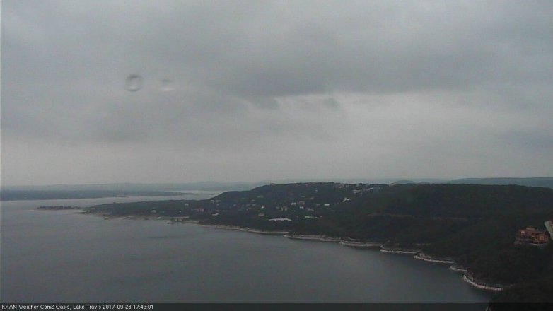 Lake Travis webcam, September 28, 2017 5:10 PM CT