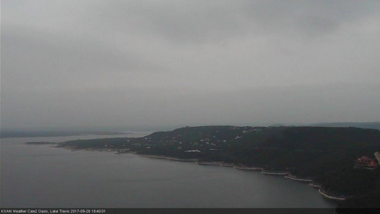 Lake Travis webcam, September 28, 2017 6:10 PM CT