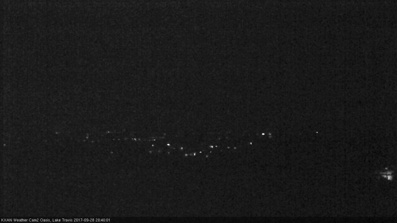Lake Travis webcam, September 28, 2017 7:55 PM CT