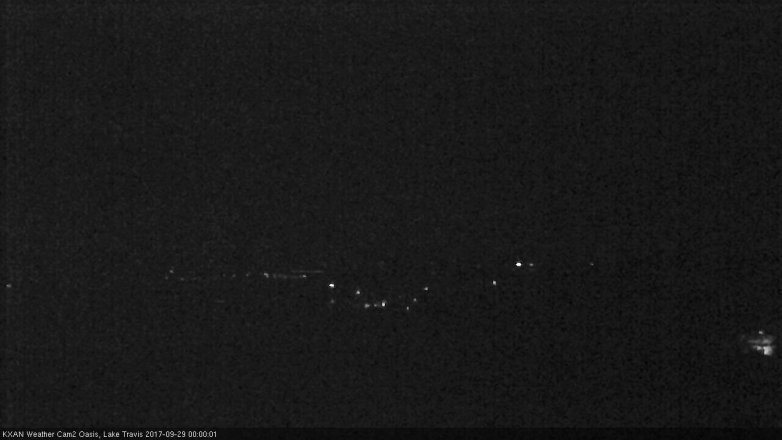 Lake Travis webcam, September 28, 2017 11:15 PM CT