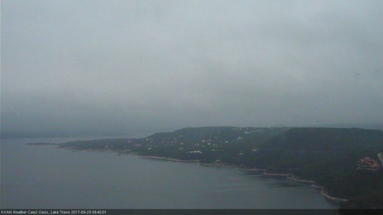 Lake Travis webcam, September 29, 2017 9:05 AM CT