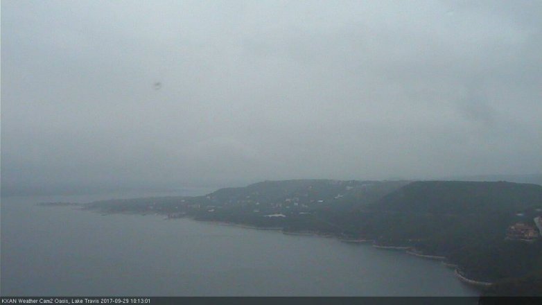 Lake Travis webcam, September 29, 2017 9:35 AM CT