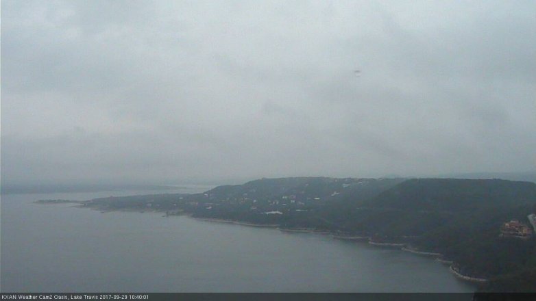 Lake Travis webcam, September 29, 2017 9:50 AM CT
