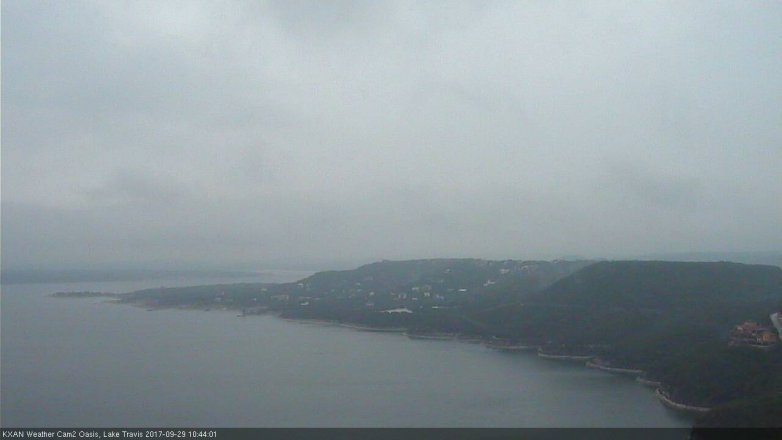 Lake Travis webcam, September 29, 2017 9:55 AM CT