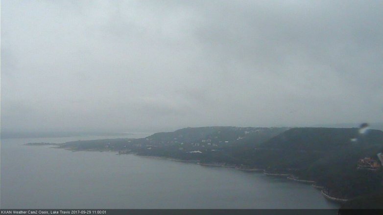 Lake Travis webcam, September 29, 2017 10:10 AM CT
