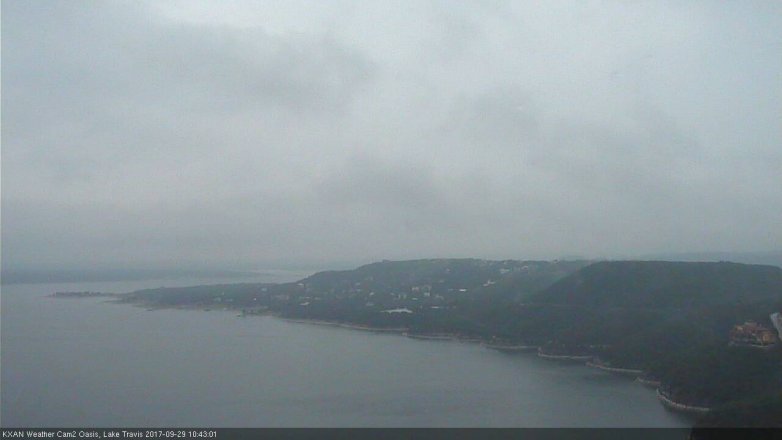 Lake Travis webcam, September 29, 2017 10:15 AM CT