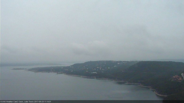 Lake Travis webcam, September 29, 2017 10:25 AM CT