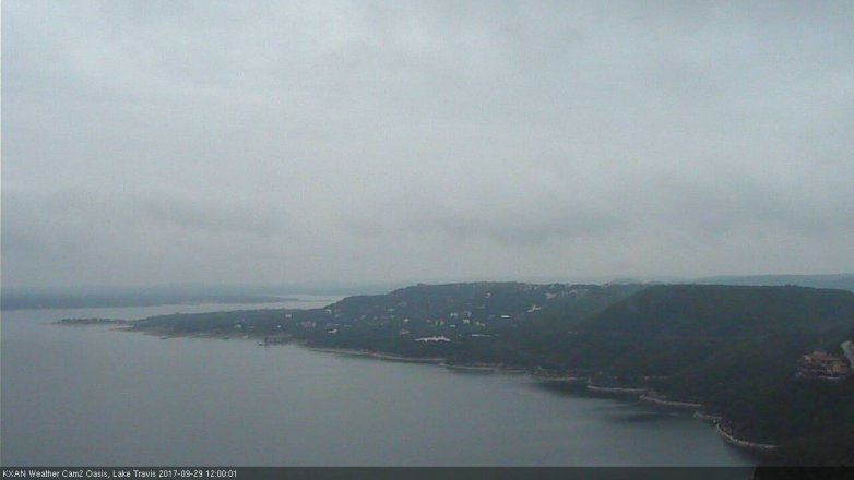Lake Travis webcam, September 29, 2017 11:10 AM CT