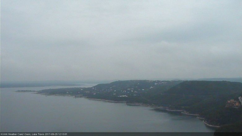 Lake Travis webcam, September 29, 2017 11:20 AM CT