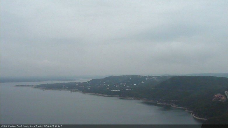 Lake Travis webcam, September 29, 2017 11:25 AM CT