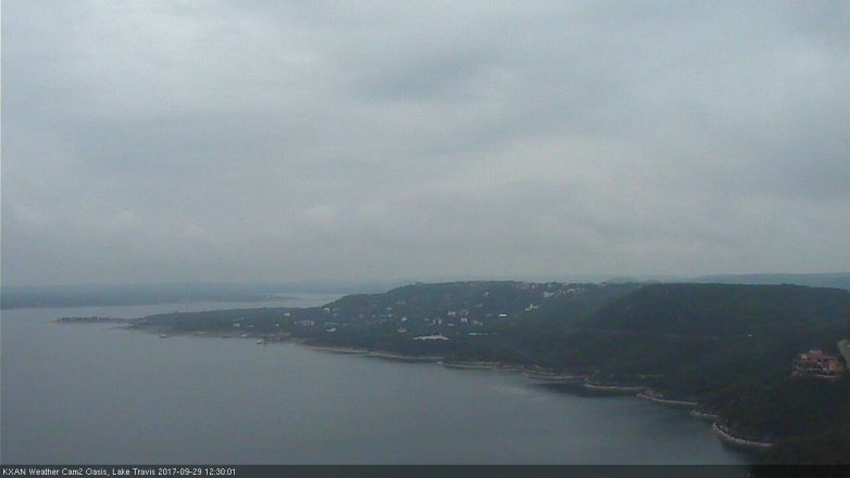 Lake Travis webcam, September 29, 2017 11:35 AM CT