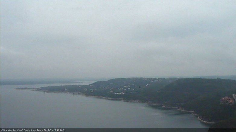 Lake Travis webcam, September 29, 2017 11:40 AM CT
