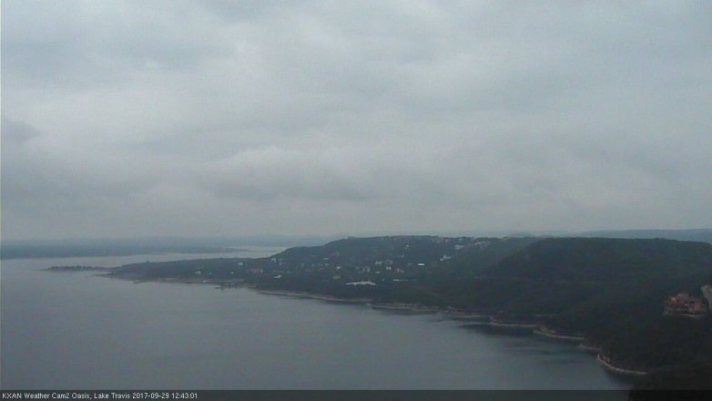 Lake Travis webcam, September 29, 2017 12:10 PM CT