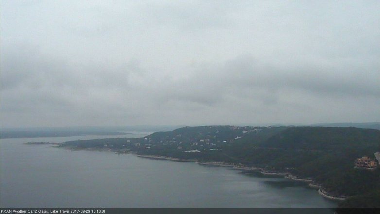 Lake Travis webcam, September 29, 2017 12:15 PM CT