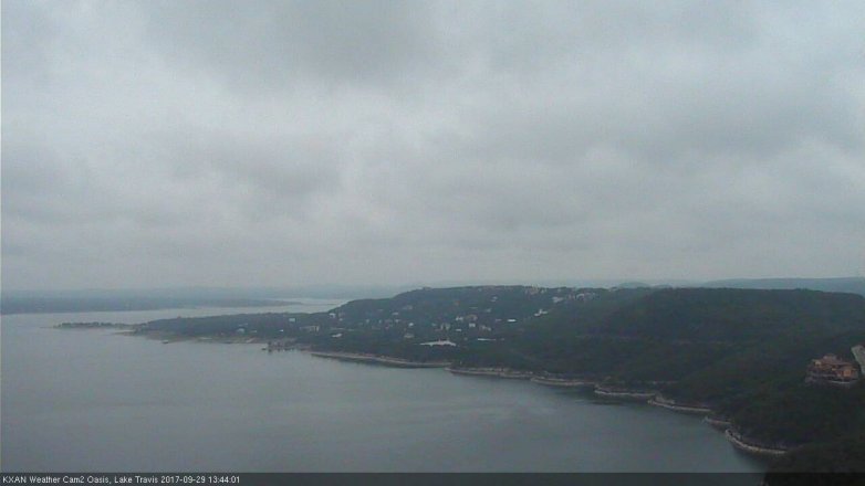 Lake Travis webcam, September 29, 2017 12:50 PM CT