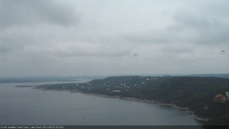 Lake Travis webcam, September 29, 2017 2:20 PM CT