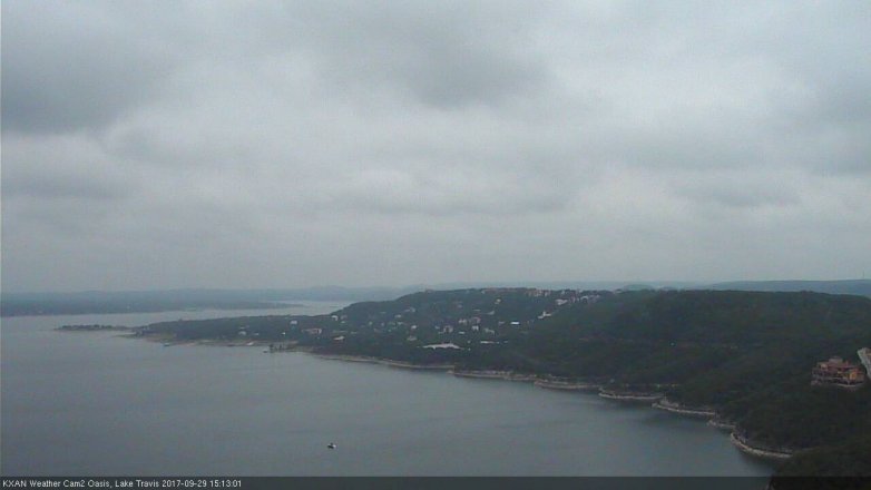 Lake Travis webcam, September 29, 2017 2:40 PM CT