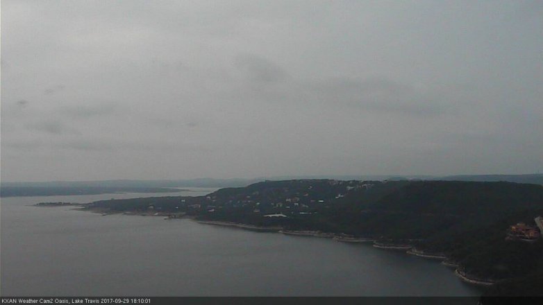 Lake Travis webcam, September 29, 2017 5:20 PM CT