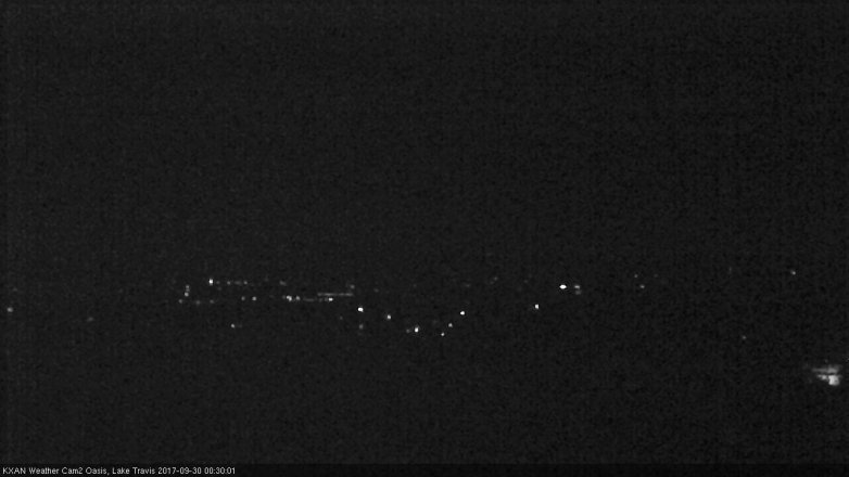 Lake Travis webcam, September 29, 2017 11:35 PM CT
