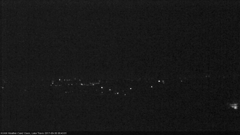 Lake Travis webcam, September 29, 2017 12:00 AM CT