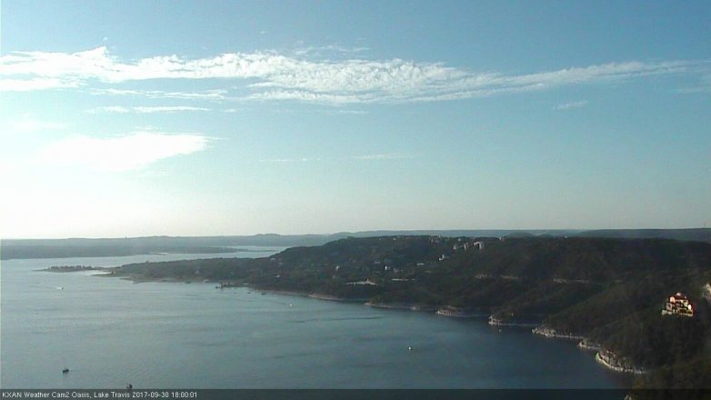 Lake Travis webcam, September 30, 2017 5:15 PM CT