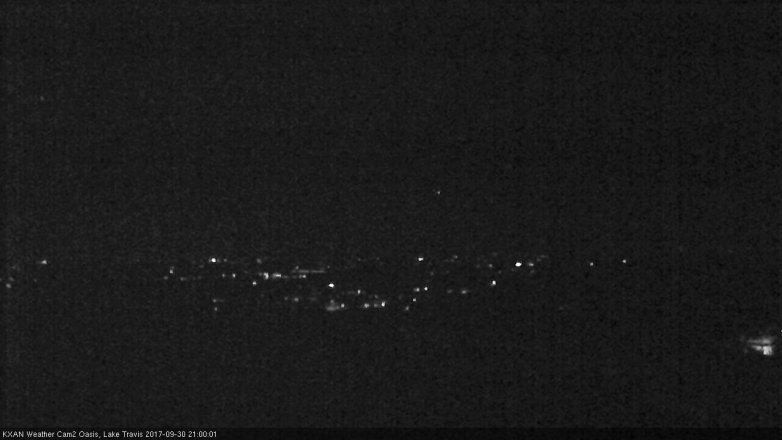 Lake Travis webcam, September 30, 2017 8:25 PM CT
