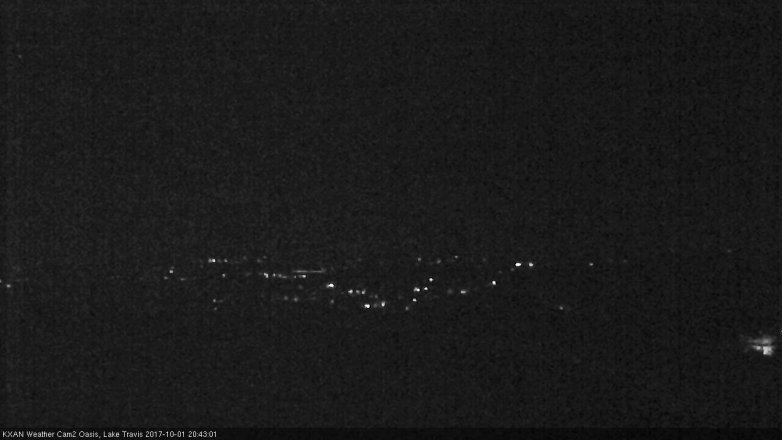 Lake Travis webcam, October 1, 2017 7:55 PM CT